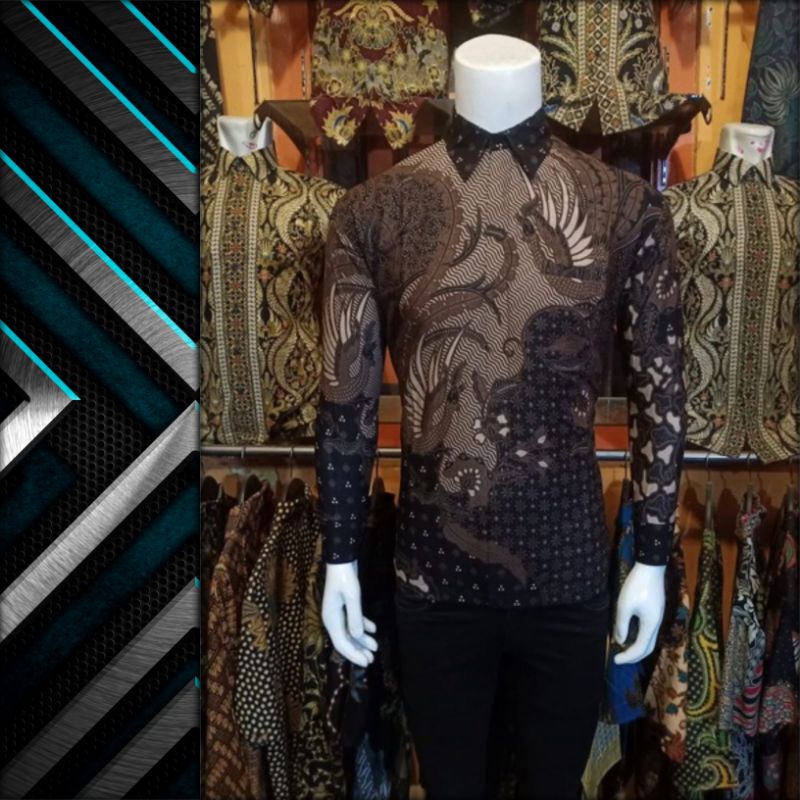 BAJU BATIK PRIA LENGAN PANJANG BATIK SLIMFIT PRIA KEMEJA BATIK SLIMFIT PRIA