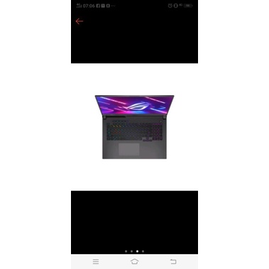 0ASUS ROG STRIX G713IC - AMD Ryzen 7 4800 8GB 512ssd RTX3050 4GB