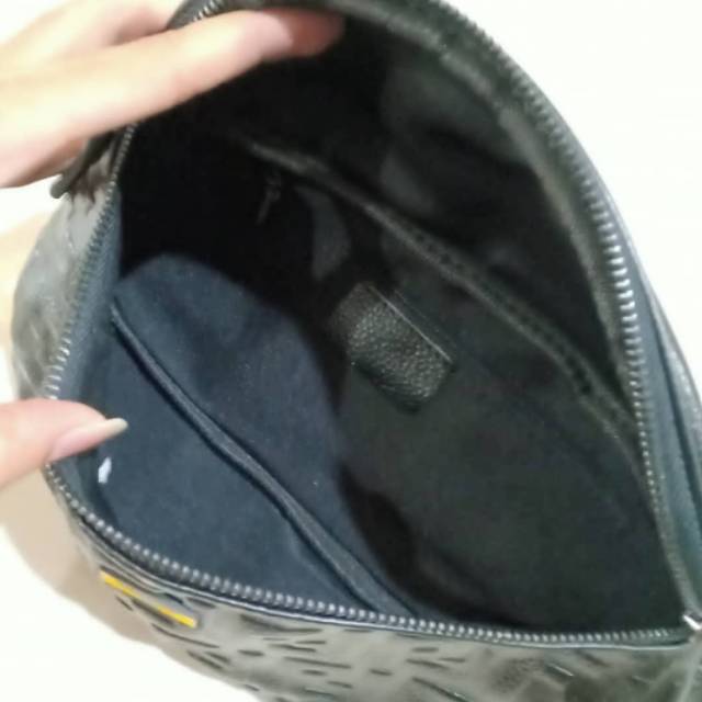 Waistbag Fendi Belt bag Black Embos Premium Bag Leather
