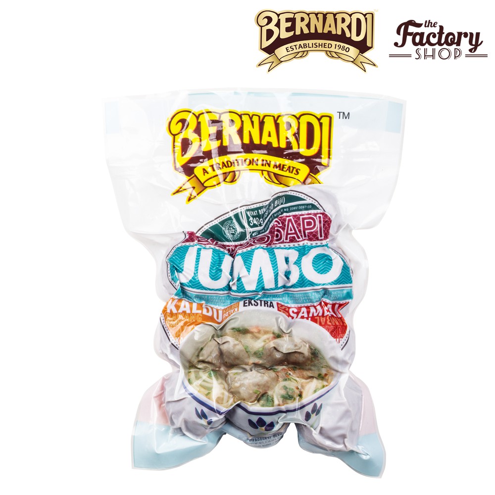 Bernardi Bakso Sapi Jumbo 340g