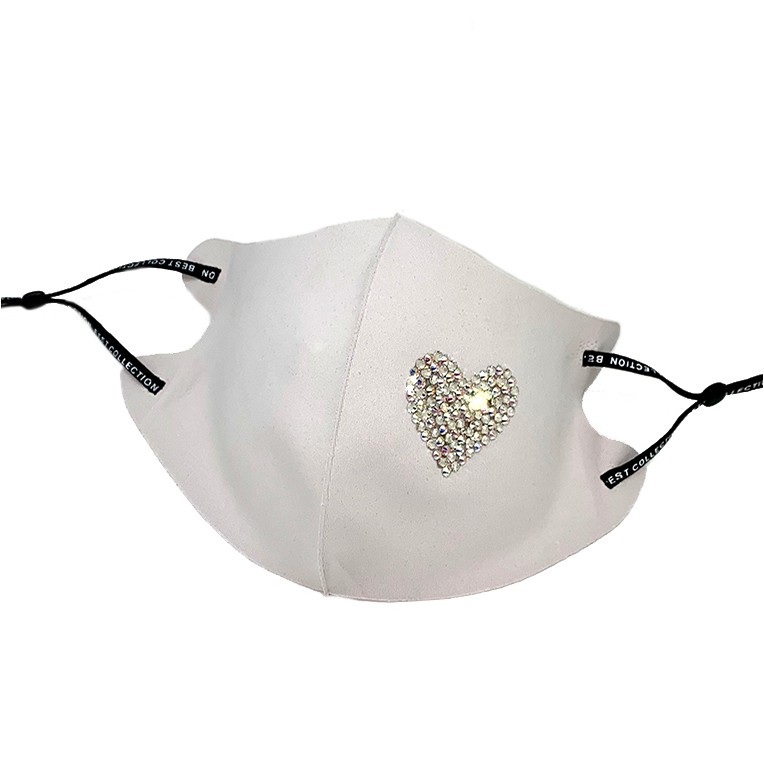 

La Floret 1 pc Masker Kain Stylish Crystal 3D Integrated Premium Quality Korean Design Mask