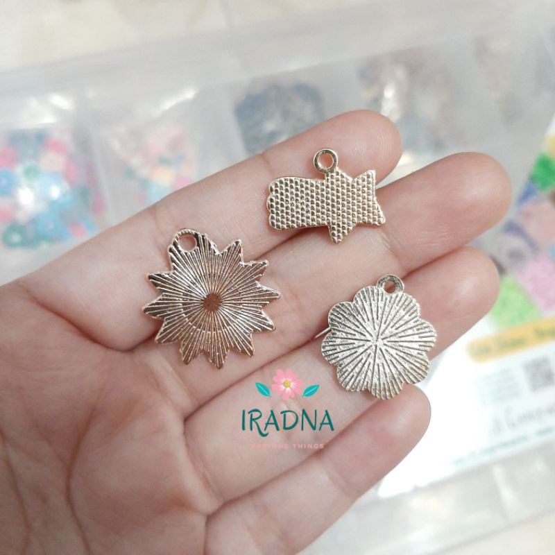 Bandul Kalung Gelang Liontin Matahari Bintang Senyum Craft DIY Aksesoris