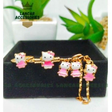 Xuping Set Perhiasan Anak Hello Kitty