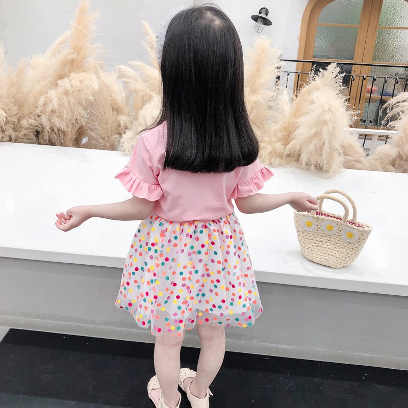 【Happy Baby】1-6Tahun QZ007 Dress Tutu anak Perempuan Kembang Fashion Anak