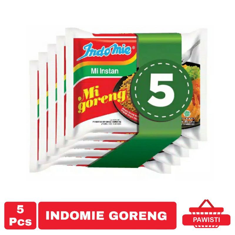 

5 PCS - MIE INSTAN INDOMIE GORENG (85 gram)