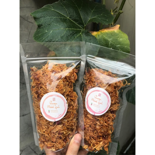 

Bawang Goreng Asli Tanpa Campuran Tepung
