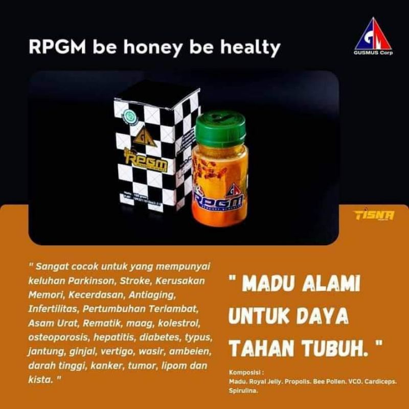 RPGM | Madu Herbal | Asam Amino Alami