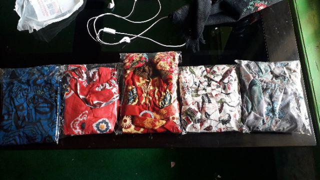 Dress Batik Anak / Daster Batik / Dres Batik Kerut