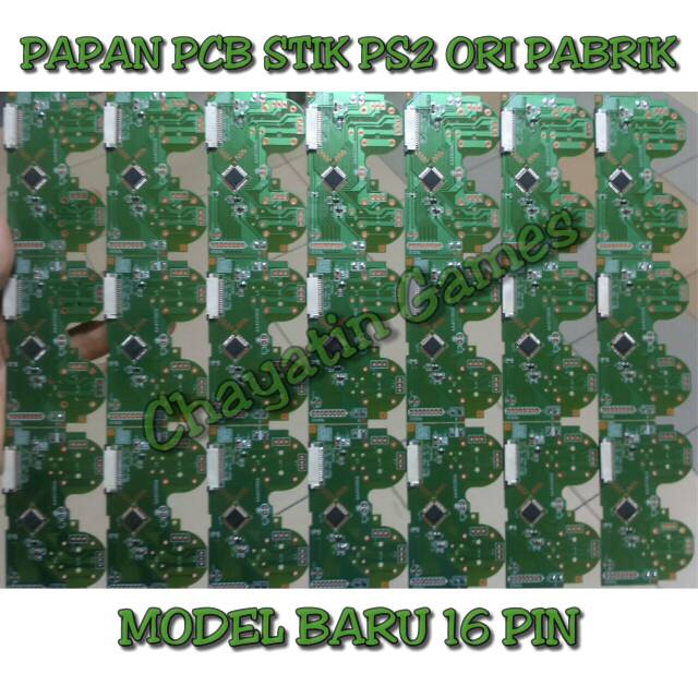 PAPAN PCB STIK PS2 ORI PABRIK MODEL BARU 16 PIN ( ELITE - TEKKEN - TKT DAN LAINNYA )