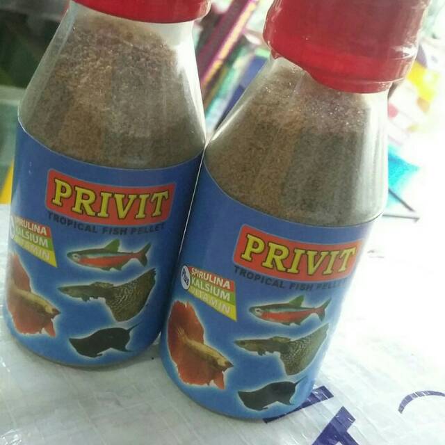 Pakan Ikan Cupang Dan Ikan Hias Kecil Privit