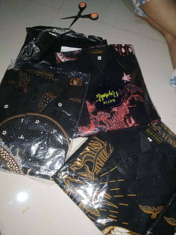 Batik Solo Kemeja Batik Pria Solo Lengan Panjang Elang Sogan Florist Atasan Modern Perwira Mahesa