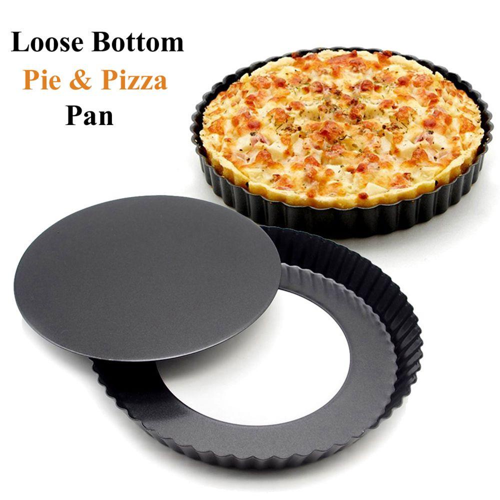 [Elegan] Loyang Pie Removable Kitchen Pizza Quiche Alat Panggang Anti Lengket