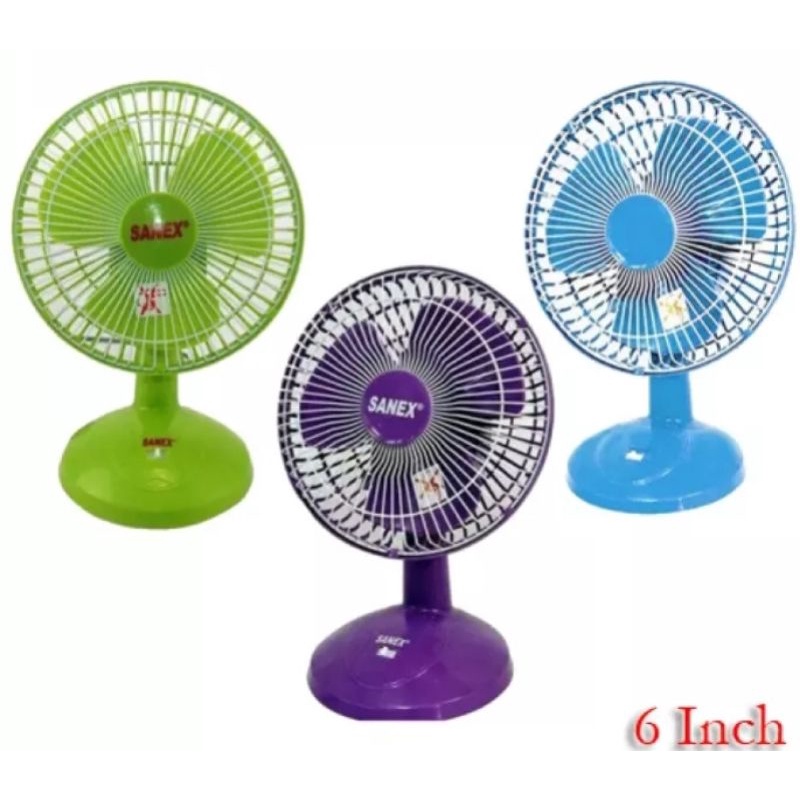 Desk fan sanex 6inch