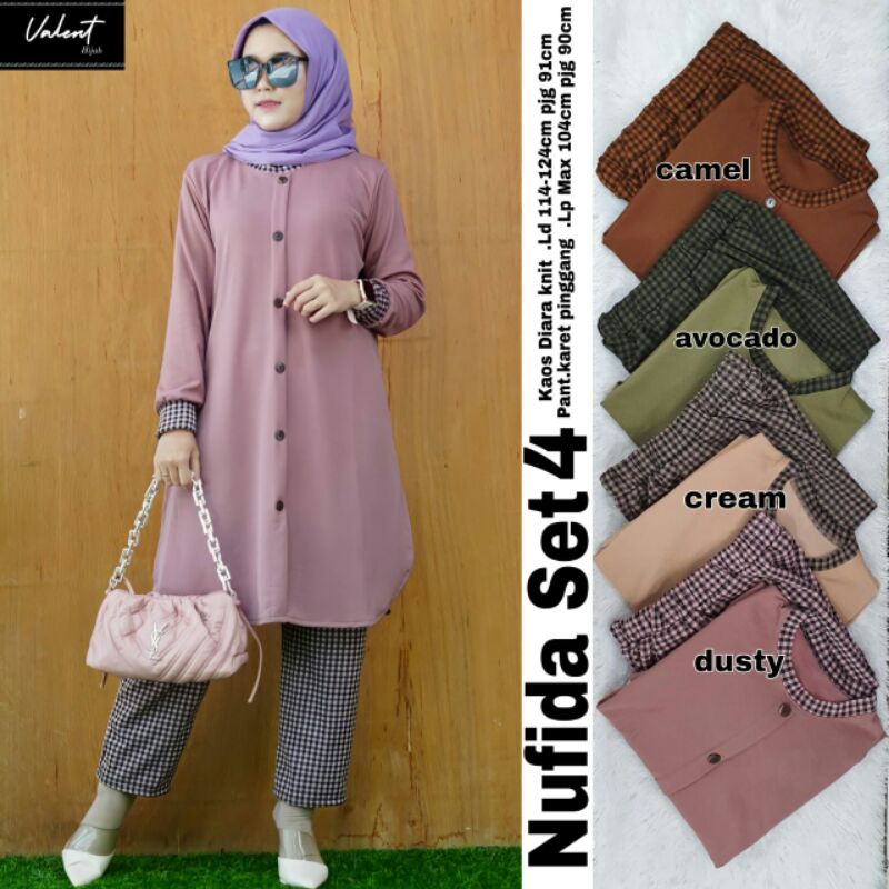 Nufida Set 4 By Valent Hijab