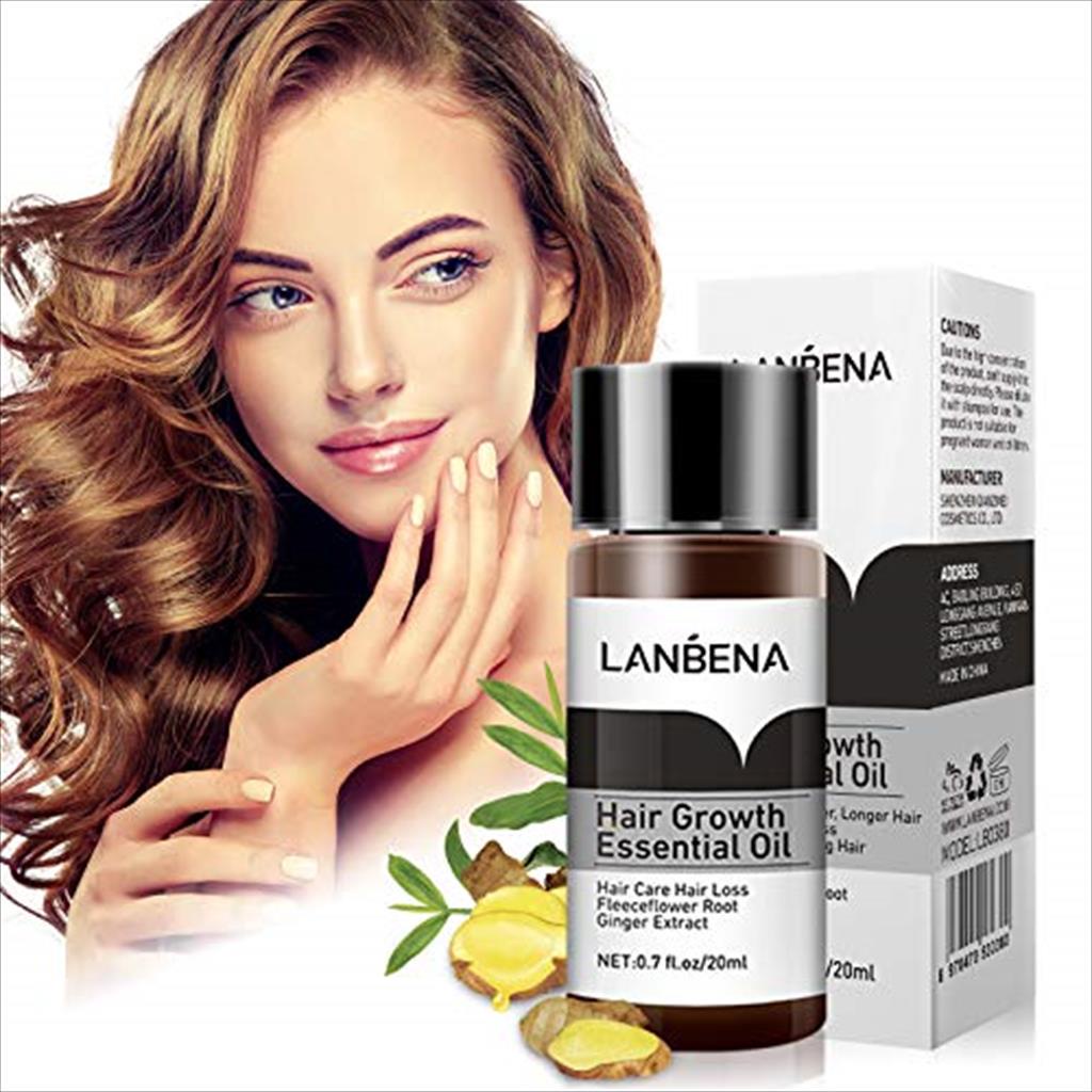 LANBENA HAIR GROWTH ESSENTIAL OIL 20ML / SERUM PENUMBUH RAMBUT