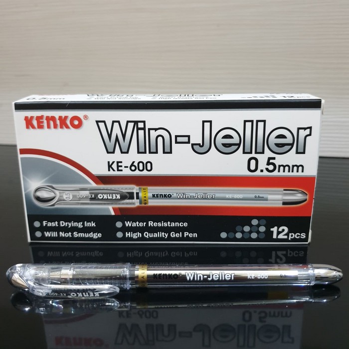 

Pulpen Gel Kenko Win Jeller KE-600 0.5 mm