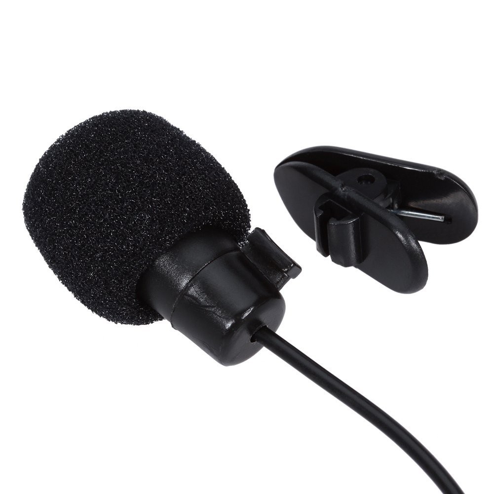 3.5mm Microphone with Clip for Smartphone Laptop Tablet PC Youtuber Clip ON Mic 2 garis SR-503