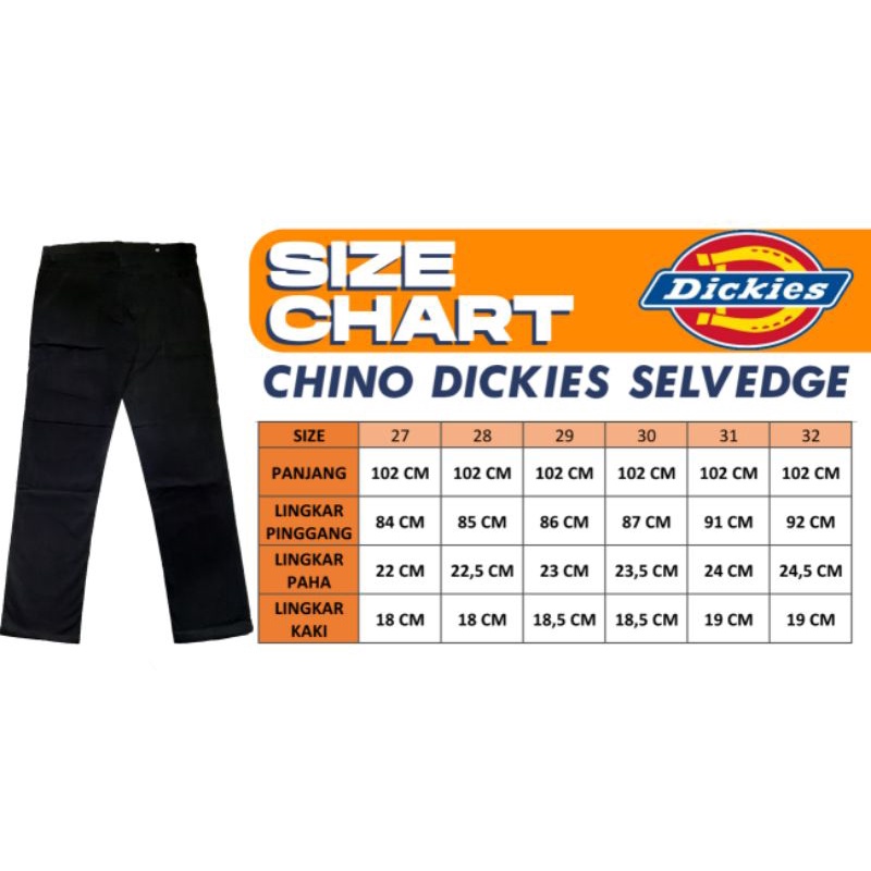 CELANA CINOS SELVEDGE/CINO SELVEDGE/GROSIR CINO