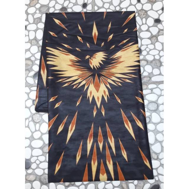Kain Batik Printing Murah Motif Burung Garuda/Jarik Sogan Murah