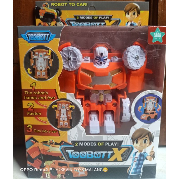 AJ mainan mobil bisa berubah menjadi robot / ST 24 TOOBOTT X / TOOBOTT Y