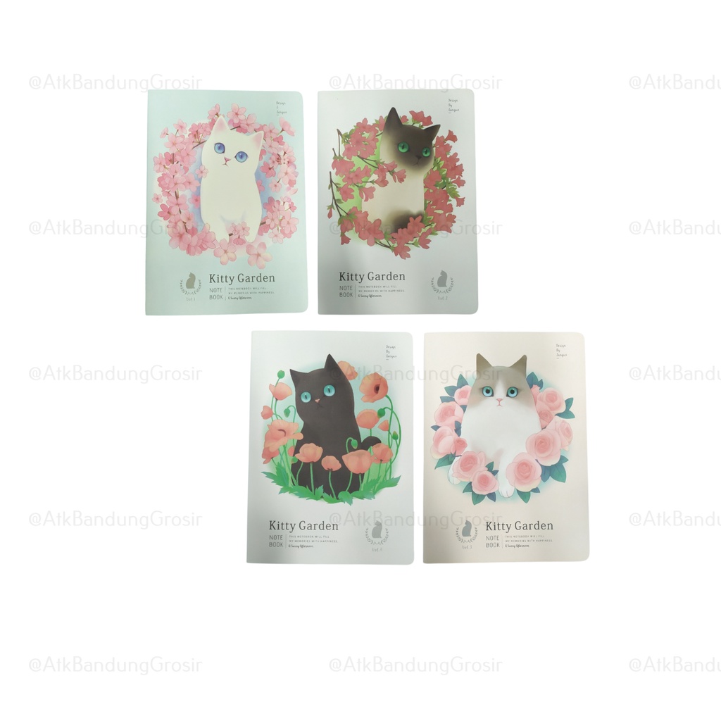 

Buku Tulis Notebook Impor Languo LG-20754 Kitty Garden Ukuran Boxy B5 – Satuan