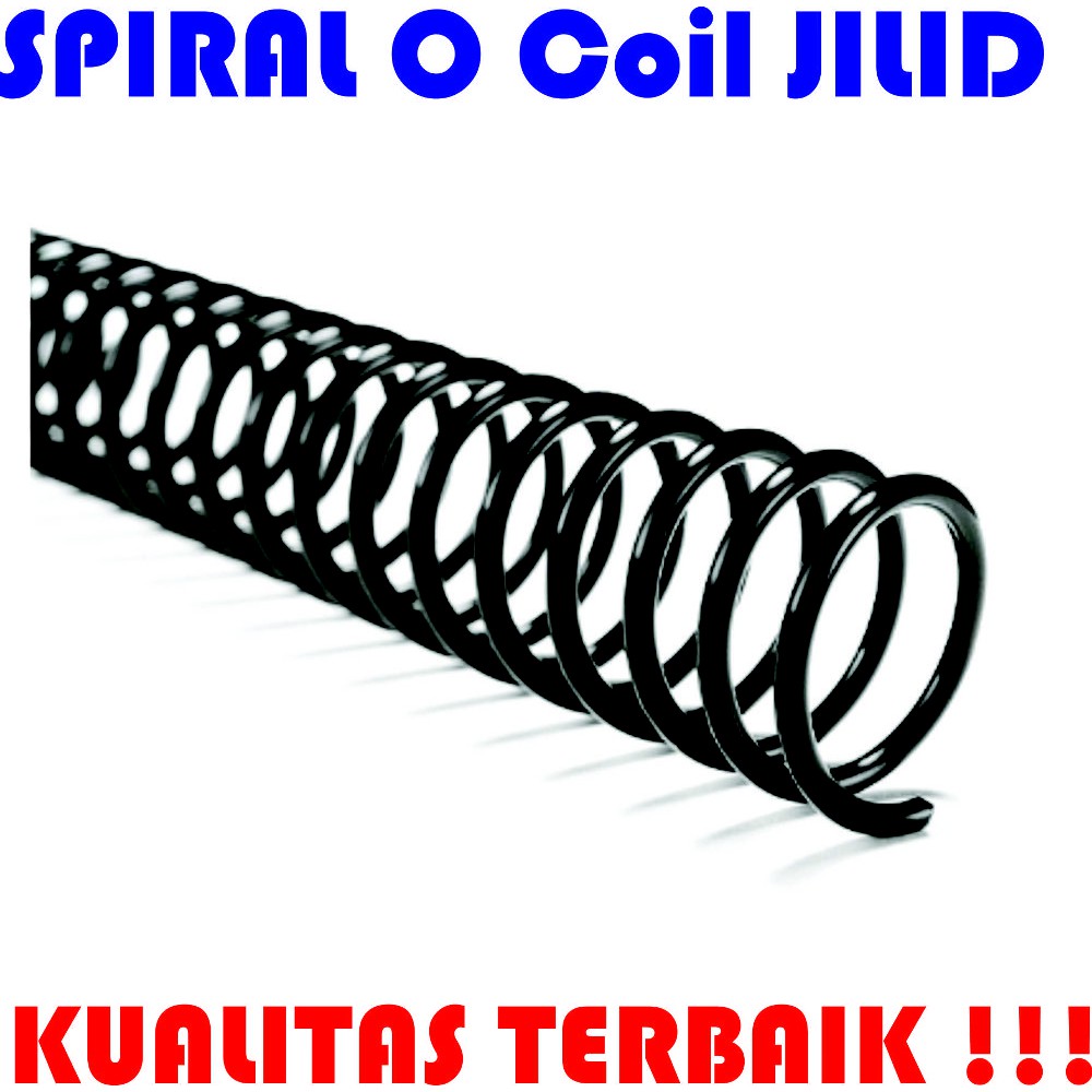 

Spiral Jilid Plastik O Coil 14 mm Bisa Untuk GBC 100 Pcs
