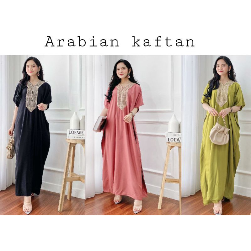 kAFTAN ARABIAN / kaftan oversize / dress polos kekinian ORI BY HD.ID