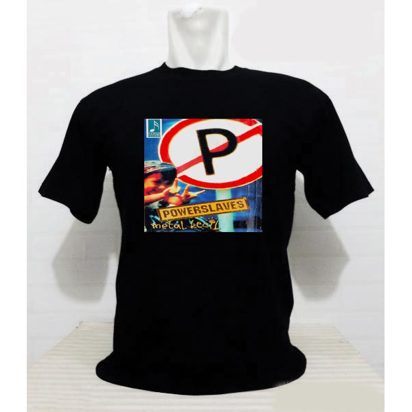 KAOS BAJU DISTRO POWERSLAVES TSHIRT MUSIK ROCK POWER SLAVES 09