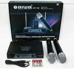 Mic Wireless Aiwa Uhf 358