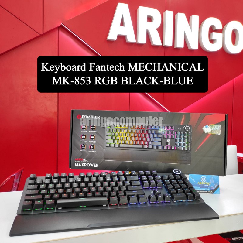 Keyboard Fantech MECHANICAL MK-853 RGB BLACK-BLUE