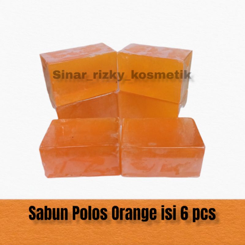 Sabun POLOS Orange Isi 6 | Whitening