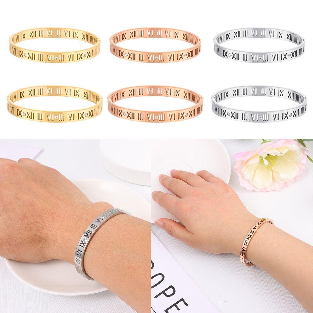 Gelang Baja Titanium Nanas Hadiah Semua Pertandingan Pesta Angka Romawi