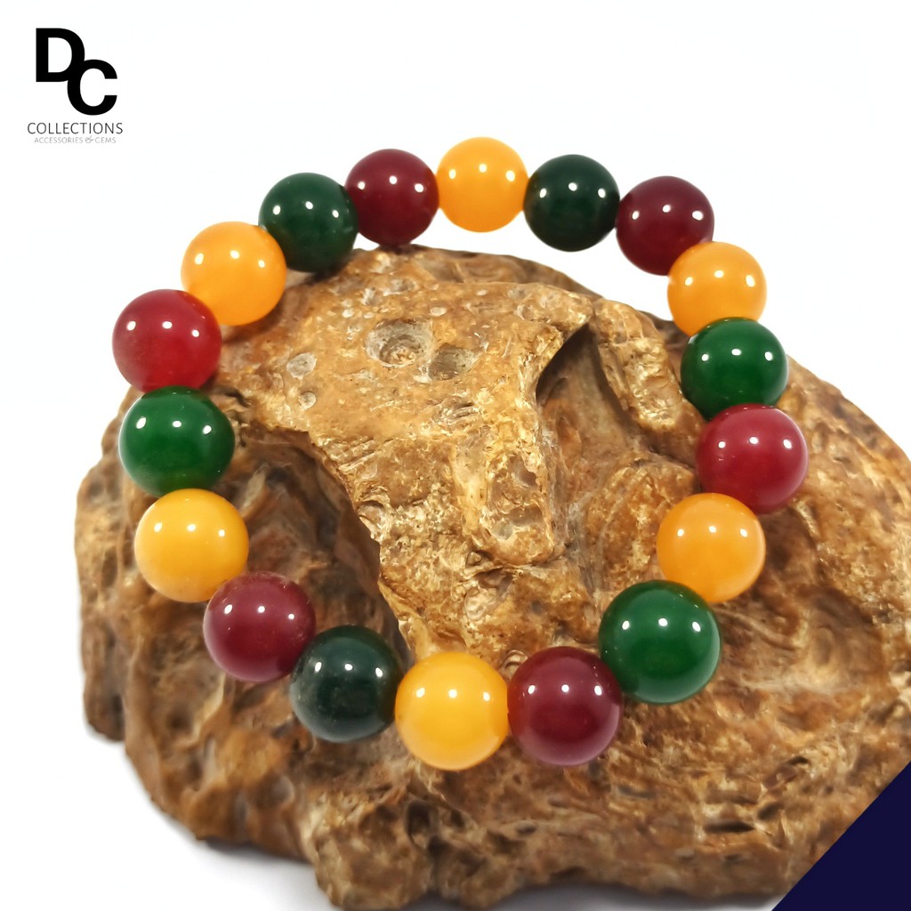 Gelang AKIK ORIGINAL NATURAL GIOK WARNA-WARNI