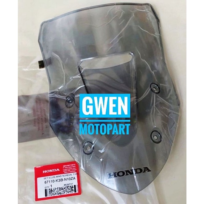 Set Illust Wind Screen Type 1 Cover Layar Pelindung Depan Atas CB150X CB 150X 150 X K3BA 67110K3BN10