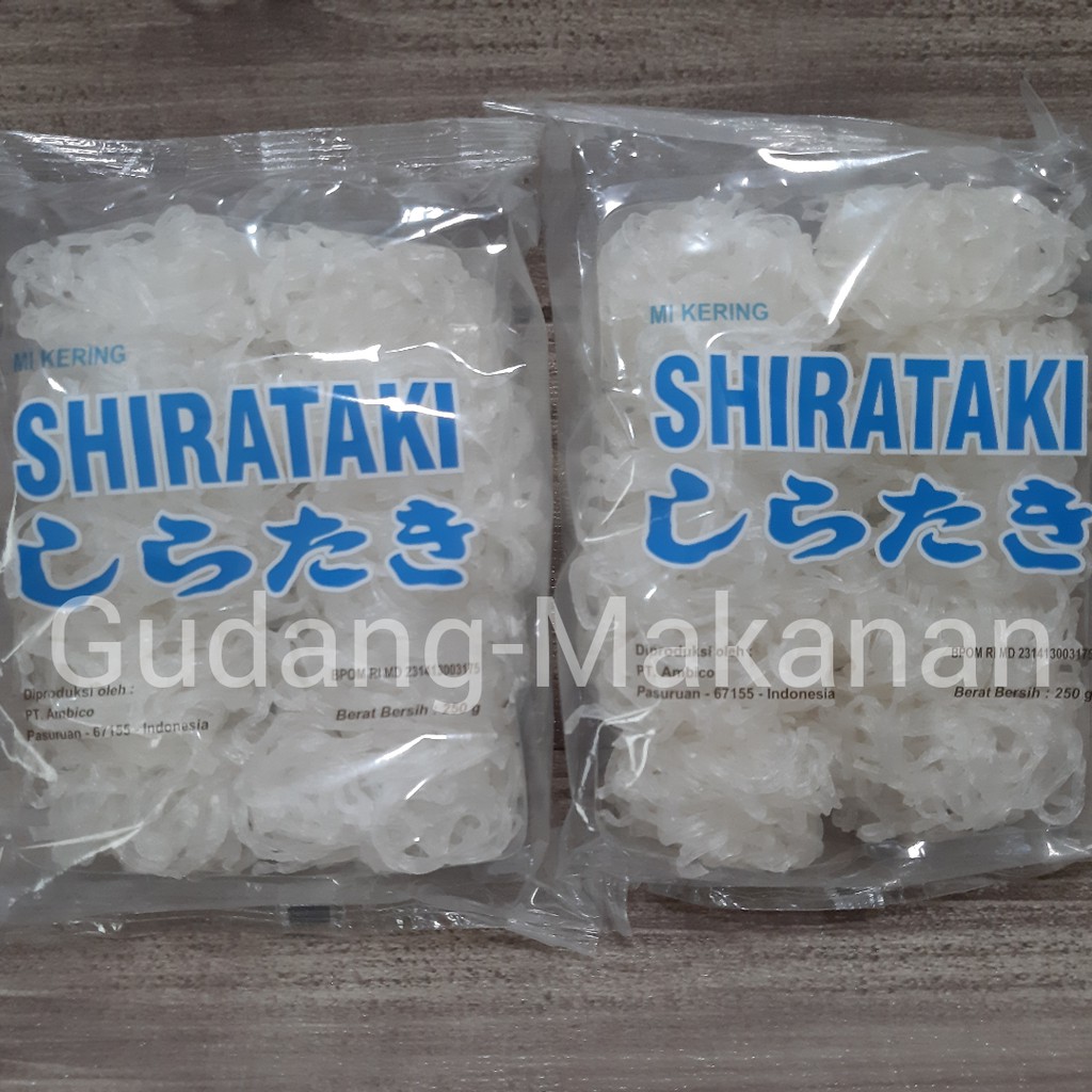 Dry Shirataki - 250g (Mie Kering Shirataki)