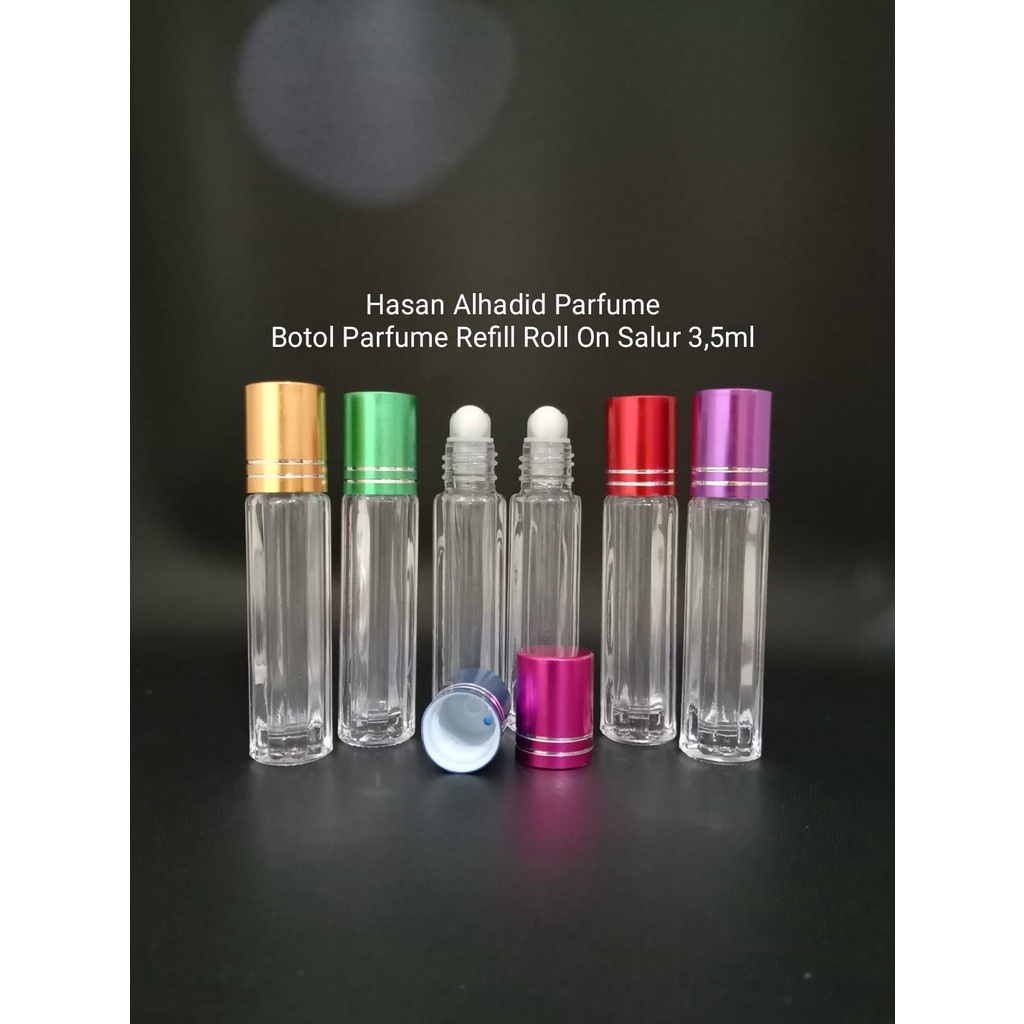 Botol Parfum Refill Roll On Salur 3,5ml Pembelian Lusinan