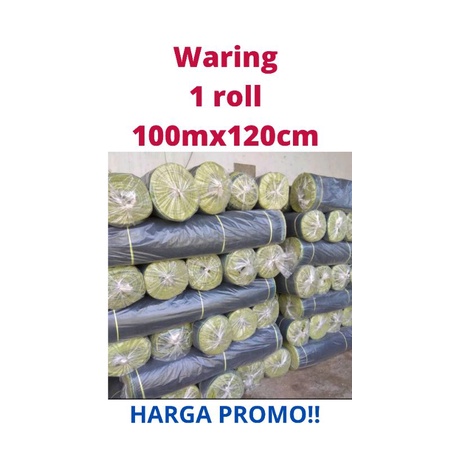 wareng 100m 1 roll wareng hitam wareng pagar tanaman jaring wareng waring hitam jaring waring waring pagar tanaman