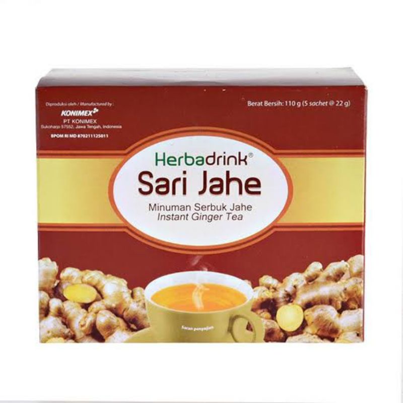 

Herbadrink Sari Jahe isi 5's
