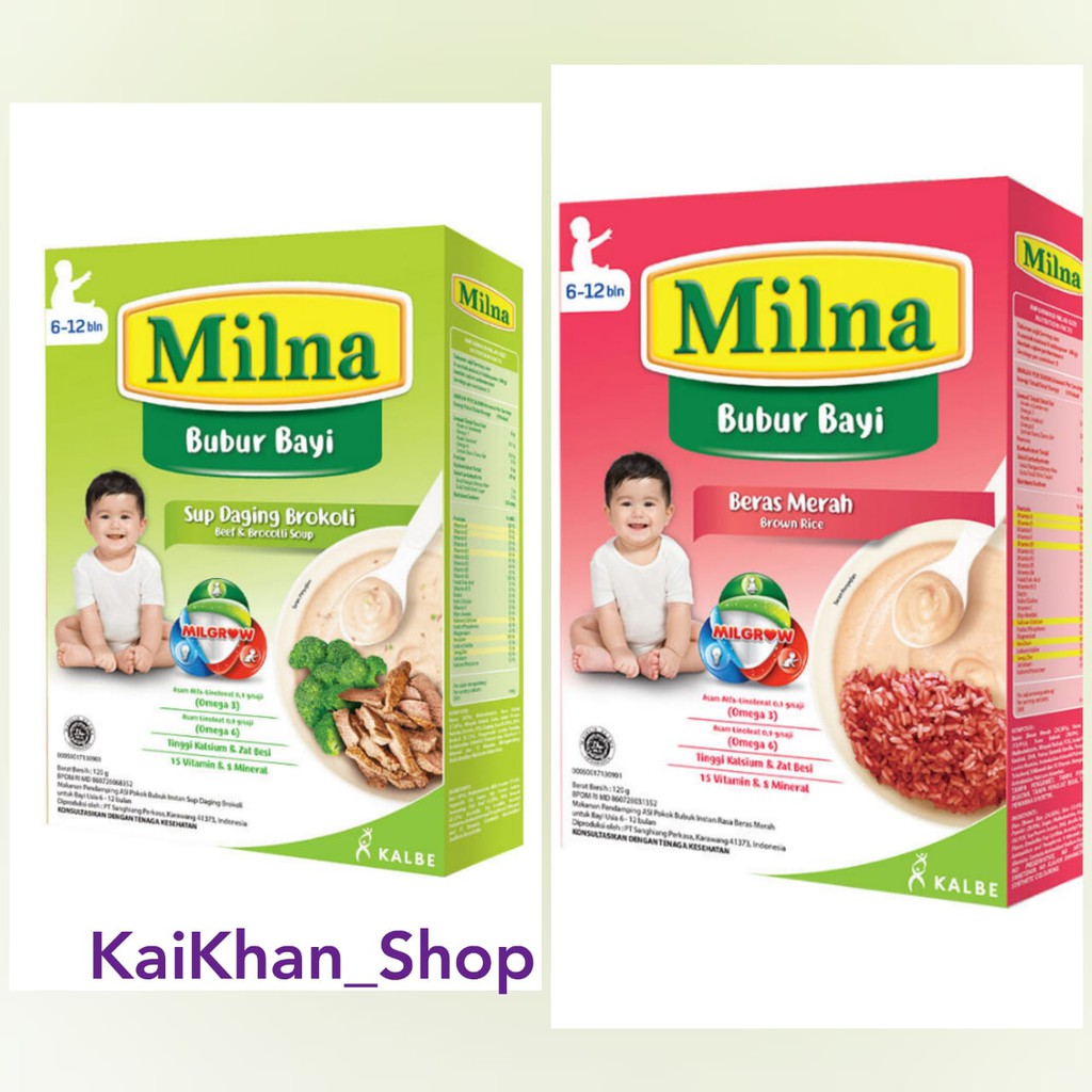 MILNA Bubur Bayi Box - 120gram