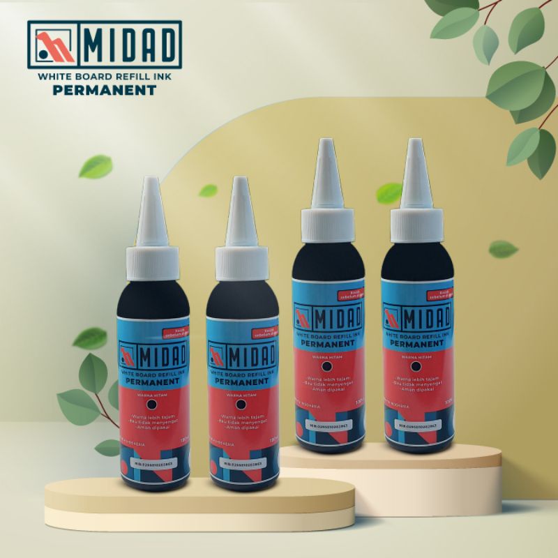 

tinta isi ulang spidol permanen MIDAD 100ml
