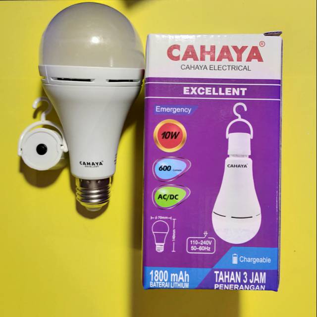 LAMPU EMERGENCY LED CAHAYA 10WATT