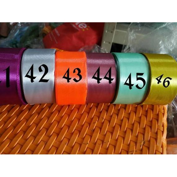 

TERMURAH!!! Pita satin 4cm