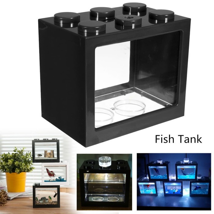 Akuarium Aquarium Lego Akrilik Acrylic Untuk Ikan Kecil 