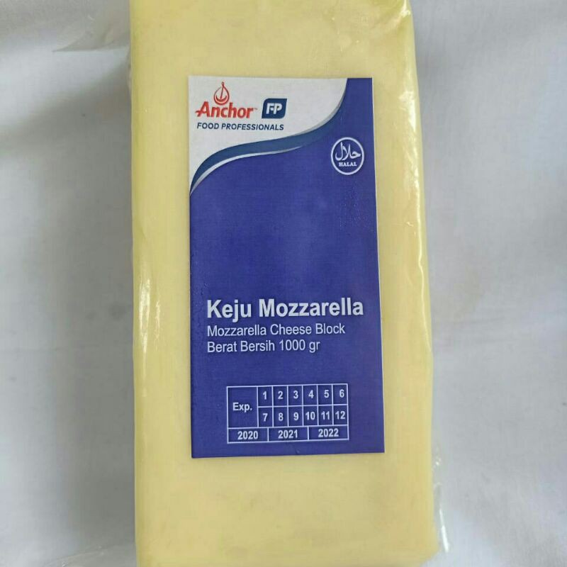 

Keju Mozzarella Anchor (repack) 1kg