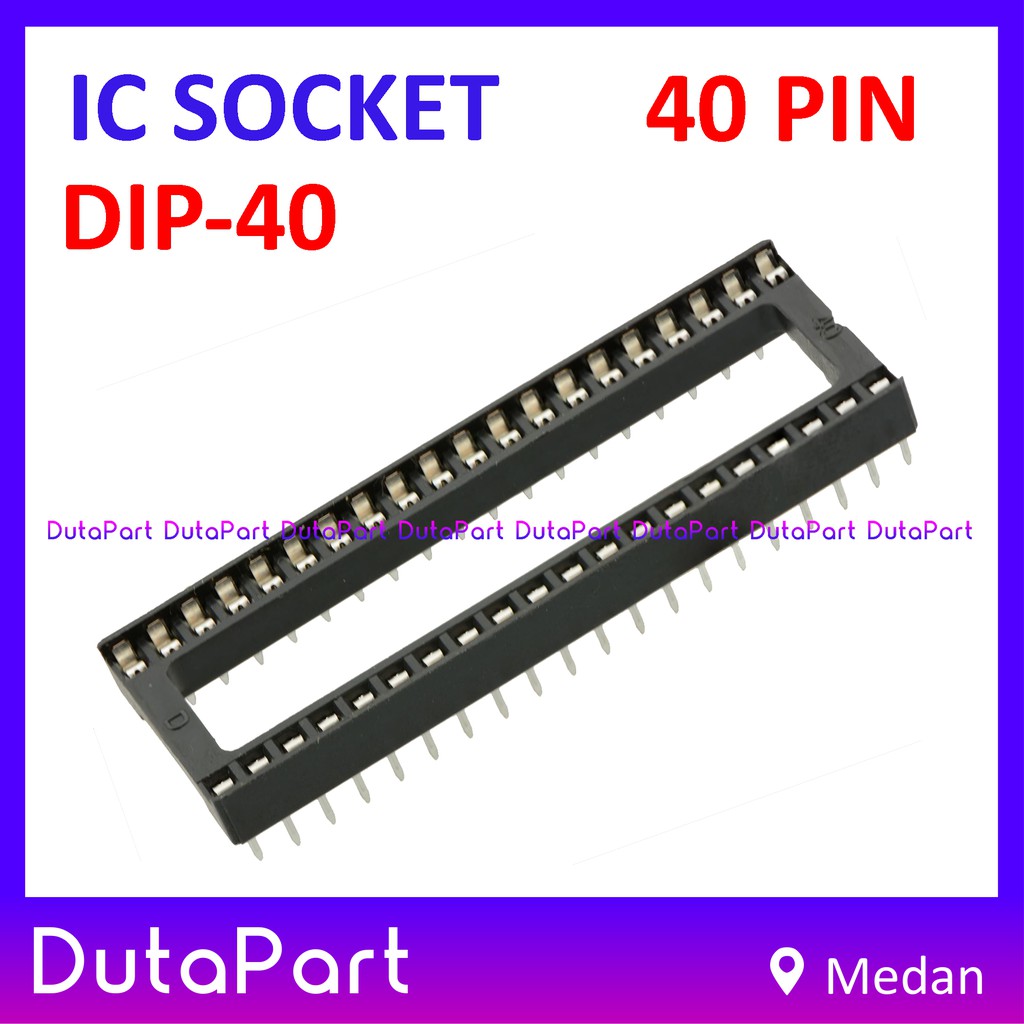 Socket IC 40 PIN 40PIN Adapter Soket DIP-40 DIP40 40P DIP 40 P