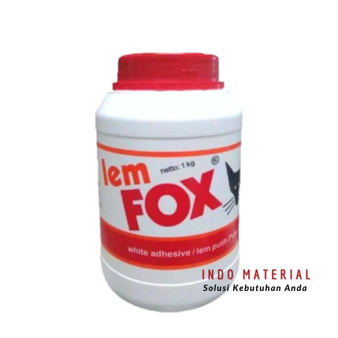 

(BISA COD) Lem Fox PVAc Botol 1 kg HEMAT Kode 344