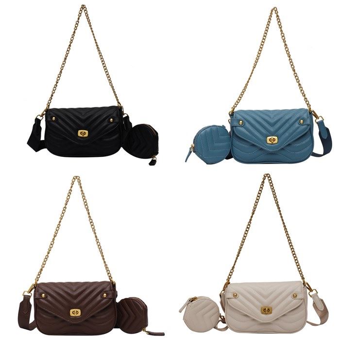 BJ246111 (2IN1) - BEIGE/BLACK/BLUE/COFFEE/WHITE - TAS ELEGAN FREE DOMPET KOIN TAS WANITA FASHION IMPORT MODIS ELEGAN TERMURAH TERLARIS TERBARU BAGSTORE JAKARTA TAS BATAM JT46111 LT1857 BQ3066 ZC1857 EL5613 LB 273 CR7812 GT1945 MIRIP LT2204