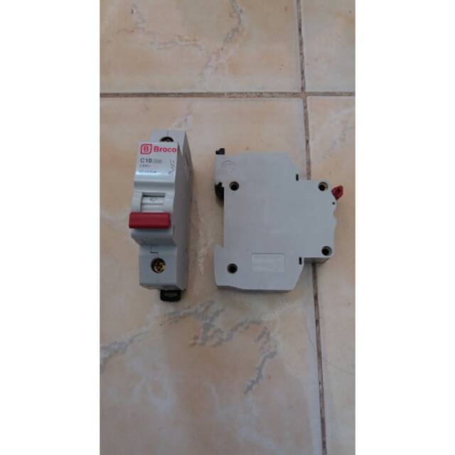 MCB LISTRIK 4A 6A 10A 16A BROCO / MCB METERAN  Listrik NCB METERAN Listrik / NCB LISTRIK