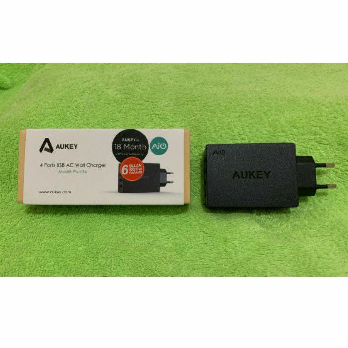 Aukey 4 port usb wall charger AiQ PA-U36