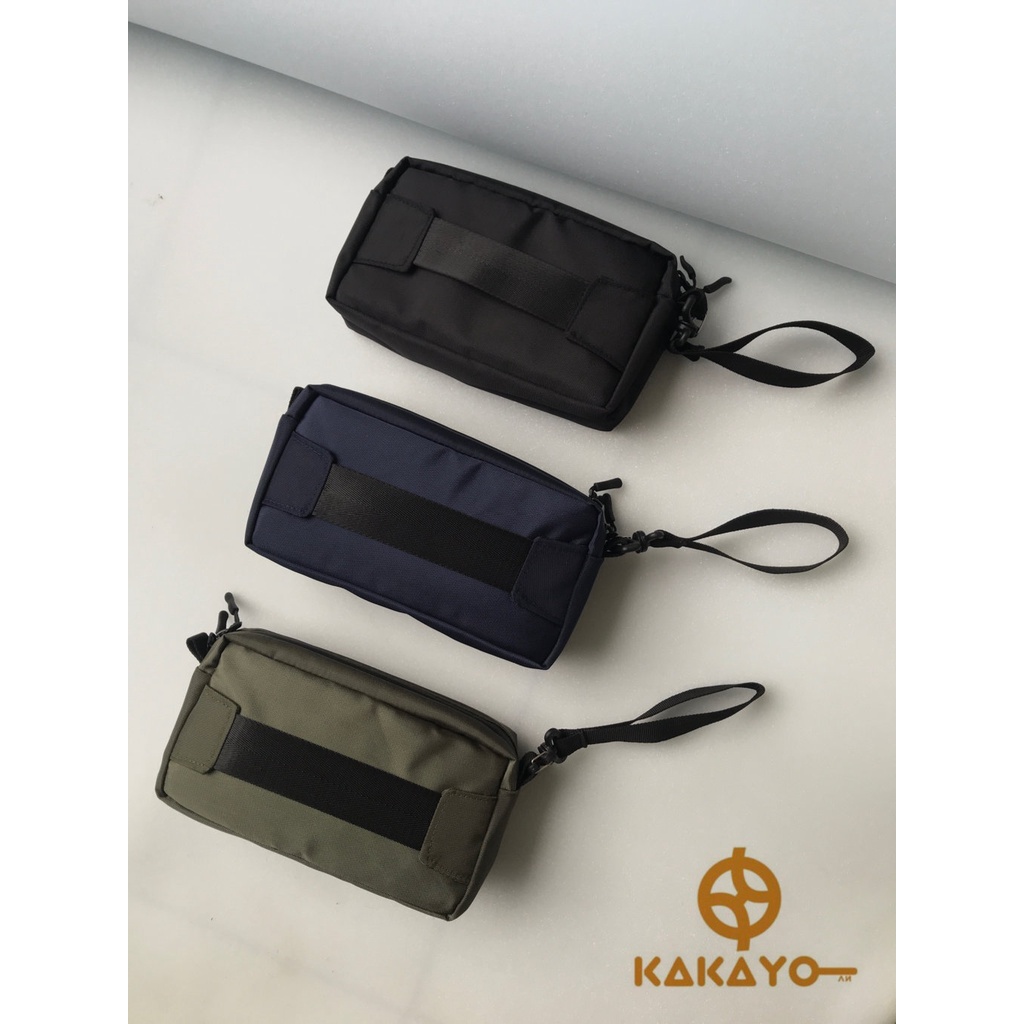 Kakayo/clutch/pouch /tas jinjing/tas  handphone/handbag pria dengan bahan Cordura dan design premium( barang di jamin sama dengan photo,jika terima barang tidak seusai photo uang kembali 100%)